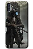 Galaxy A11 Kılıf HD Desen Baskılı Arka Kapak - Bloodborne Hunters 