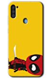 Galaxy A11 Kılıf HD Desen Baskılı Arka Kapak - DeadPool 6 