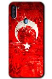 Galaxy A11 Kılıf HD Desen Baskılı Arka Kapak - Albayrak 2 