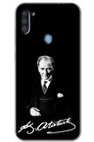 Galaxy A11 Kılıf HD Desen Baskılı Arka Kapak - Atatürk İmza 