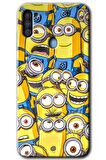 Galaxy A11 Kılıf HD Desen Baskılı Arka Kapak - Minion Ordusu 