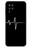 Galaxy A12 Kılıf HD Desen Baskılı Arka Kapak - Heart Rytm 