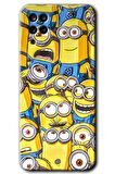 Galaxy A12 Kılıf HD Desen Baskılı Arka Kapak - Minion Ordusu 