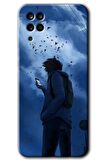 Galaxy A12 Kılıf HD Desen Baskılı Arka Kapak - Sonbahar Yalnızlığı 