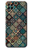 Galaxy A12 Kılıf HD Desen Baskılı Arka Kapak - Mandala Desen 
