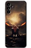 Galaxy A13 5G Kılıf HD Desen Baskılı Arka Kapak - Wings of Power 