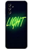 Galaxy A13 5G Kılıf HD Desen Baskılı Arka Kapak - Neon İnscription 