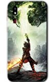 Galaxy A2 Core Kılıf HD Desen Baskılı Arka Kapak - Dragon Hunter 