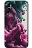Galaxy A2 Core Kılıf HD Desen Baskılı Arka Kapak - Liquid Cloud 
