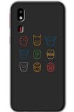Galaxy A2 Core Kılıf HD Desen Baskılı Arka Kapak - Avengers Minimalism 
