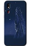 Galaxy A2 Core Kılıf HD Desen Baskılı Arka Kapak - Gecenin Kraliçesi 