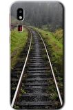 Galaxy A2 Core Kılıf HD Desen Baskılı Arka Kapak - Tren Yolu 