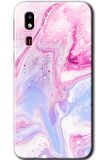 Galaxy A2 Core Kılıf HD Desen Baskılı Arka Kapak - Kabarmış Leke 