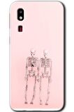 Galaxy A2 Core Kılıf HD Desen Baskılı Arka Kapak - Yaşayan Çift 