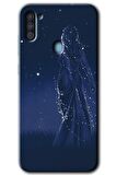 Galaxy M11 Kılıf HD Desen Baskılı Arka Kapak - Gecenin Kraliçesi 