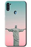 Galaxy M11 Kılıf HD Desen Baskılı Arka Kapak - Rio 