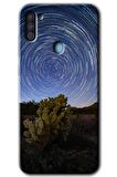 Galaxy M11 Kılıf HD Desen Baskılı Arka Kapak - Eclipse Sky 