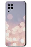 Galaxy M12 Kılıf HD Desen Baskılı Arka Kapak - Blur Lights 