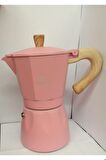 Aloha Moka Pot Pembe 300ml 6 Cup