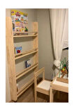  Montessori Kitaplık Çocuk Odası Eğitici Kitaplık