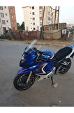 Suzuki GSX 650 F Siperlik Ön Cam 2008 2012 Model 40cm Şeffaf Renkli 4mm