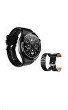 Galaxy S24 Ultra Uyumlu 3 Kordon Hediyeli Gt42 Plus Smart Watch