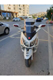 Sym Gts Evo 250 Siperlik Ön Cam 2006 2013 Model 53cm Şeffaf Renkli 4mm Boylu