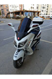 Sym Gts Evo 250 Siperlik Ön Cam 2006 2013 Model 63cm Siyah Renkli 4mm 10cm daha Uzun