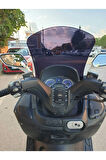 Sym Gts Evo 250 Siperlik Ön Cam 2006 2013 Model 63cm Siyah Renkli 4mm 10cm daha Uzun