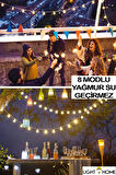 50 Led 7 Metre Sarı Opak Güneş Enerjili Led Işık Solar Bahçe Teras Balkon Ağaç Lambası Aydınlatması