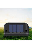 Solar Aydınlatma Köşebent-merdiven-sokak Aydınlatma-su Geçirmez-siyah Renk-sarı Gün Işığı- Tek Adet