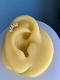 Altın Taşlı  Tragus Küpe
