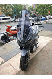 MotoGusto Dream 150 Siperlik Ön Cam 2023 2024 Model 65cm Açıkfüme Renkli 4mm ORTA BOYLU CAM