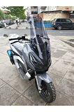 MotoGusto Dream 150 Siperlik Ön Cam 2023 2024 Model 65cm Açıkfüme Renkli 4mm ORTA BOYLU CAM