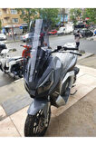 MotoGusto Dream 150 Siperlik Ön Cam 2023 2024 Model 65cm Açıkfüme Renkli 4mm ORTA BOYLU CAM
