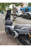 MotoGusto Dream 150 Siperlik Ön Cam 2023 2024 Model 65cm Siyah Renkli 4mm ORTA BOYLU CAM