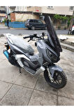MotoGusto Dream 150 Siperlik Ön Cam 2023 2024 Model 65cm Siyah Renkli 4mm ORTA BOYLU CAM