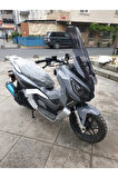 MotoGusto Dream 150 Siperlik Ön Cam 2023 2024 Model 75cm Açıkfüme Renkli 4mm UZUN CAM