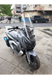 MotoGusto Dream 150 Siperlik Ön Cam 2023 2024 Model 75cm Şeffaf Renkli 4mm UZUN CAM