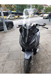 MotoGusto Dream 150 Siperlik Ön Cam 2023 2024 Model 78cm şeffaf Renkli 4mm UZUN CAM