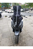 MotoGusto Dream 150 Siperlik Ön Cam 2023 2024 Model 78cm Siyah Renkli 4mm UZUN CAM