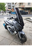 MotoGusto Dream 150 Siperlik Ön Cam 2023 2024 Model 78cm Siyah Renkli 4mm UZUN CAM