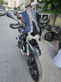 MOTOCAM Moto Guzzi V85 Siperlik Ön Cam 2019-2023 Model 58cm Şeffaf Renkli 4mm