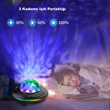 Kumandalı Bluetooth Hoparlör Galaxy Gökyüzü Projeksiyon Gece Lambası Ses Bombası
