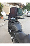 Suzuki İnazuma GW 250F Siperlik Ön Cam 2014-2017 Model 50cm Siyah Renkli 4mm