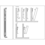 Geylani Yaylı Panel Radyatör Konsol Ayağı 50Cm Montaj Askısı