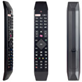 VESTEL NETFLIX MOR TUŞLU YENİ ÜSTÜ CAMLI HITACHI RC 49141 LED TV KUMANDA LCD 33338