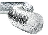 Afs Aspiratör Davlumbaz Havalandırma Borusu Alüminyum Flexi 127mm x 200cm