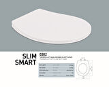 Nkp Slim Smart Thermoplast Yavaş Kapanan Klozet Kapağı 0302