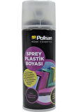 Polisan Sprey Plastik Yüzey Aksam Boyası 400Ml Mat Siyah Ral9004